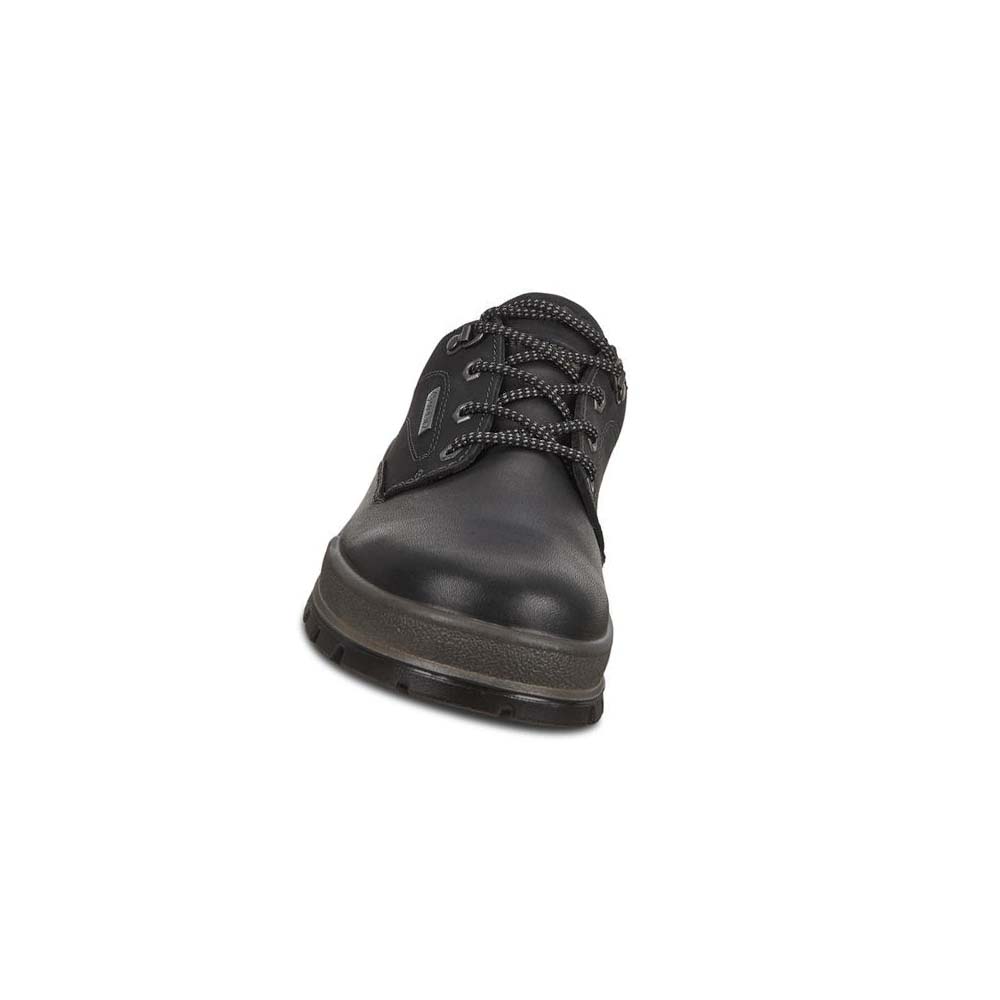 Men's Ecco Track 25 Low Plaintoe Hiking & Trail Black | Canada 573SGL